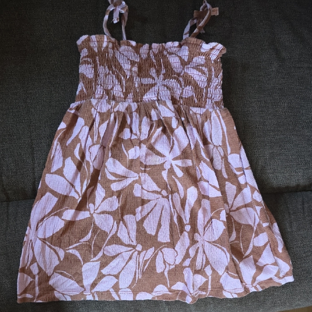 Carter's Pink and Brown Striped Outfit